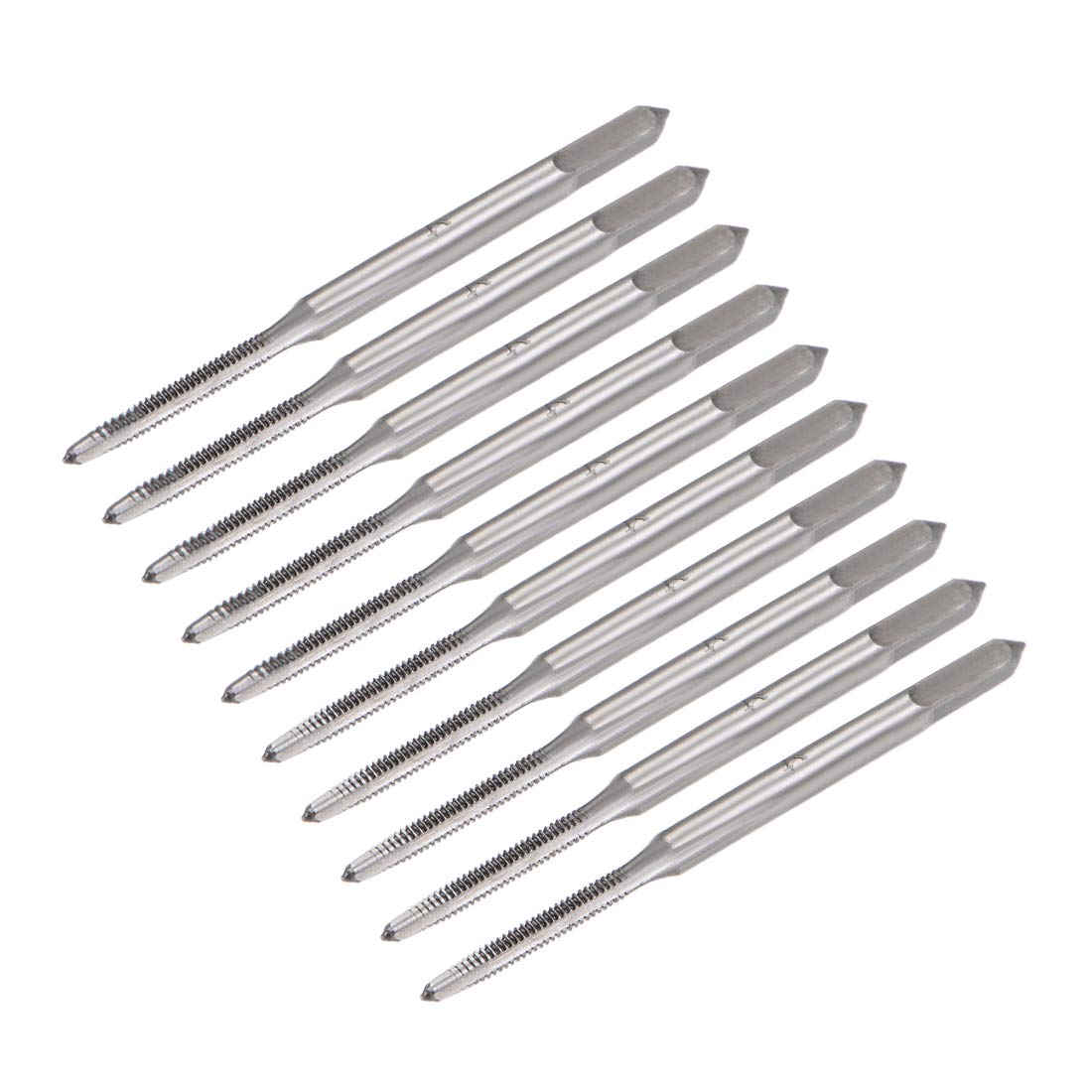 uxcell 5 Pairs Metric Hand Threading Tap Set M1.4 Thread 0.3mm Pitch Taper & Plug Milling Taps Straight Flutes High Speed Steel