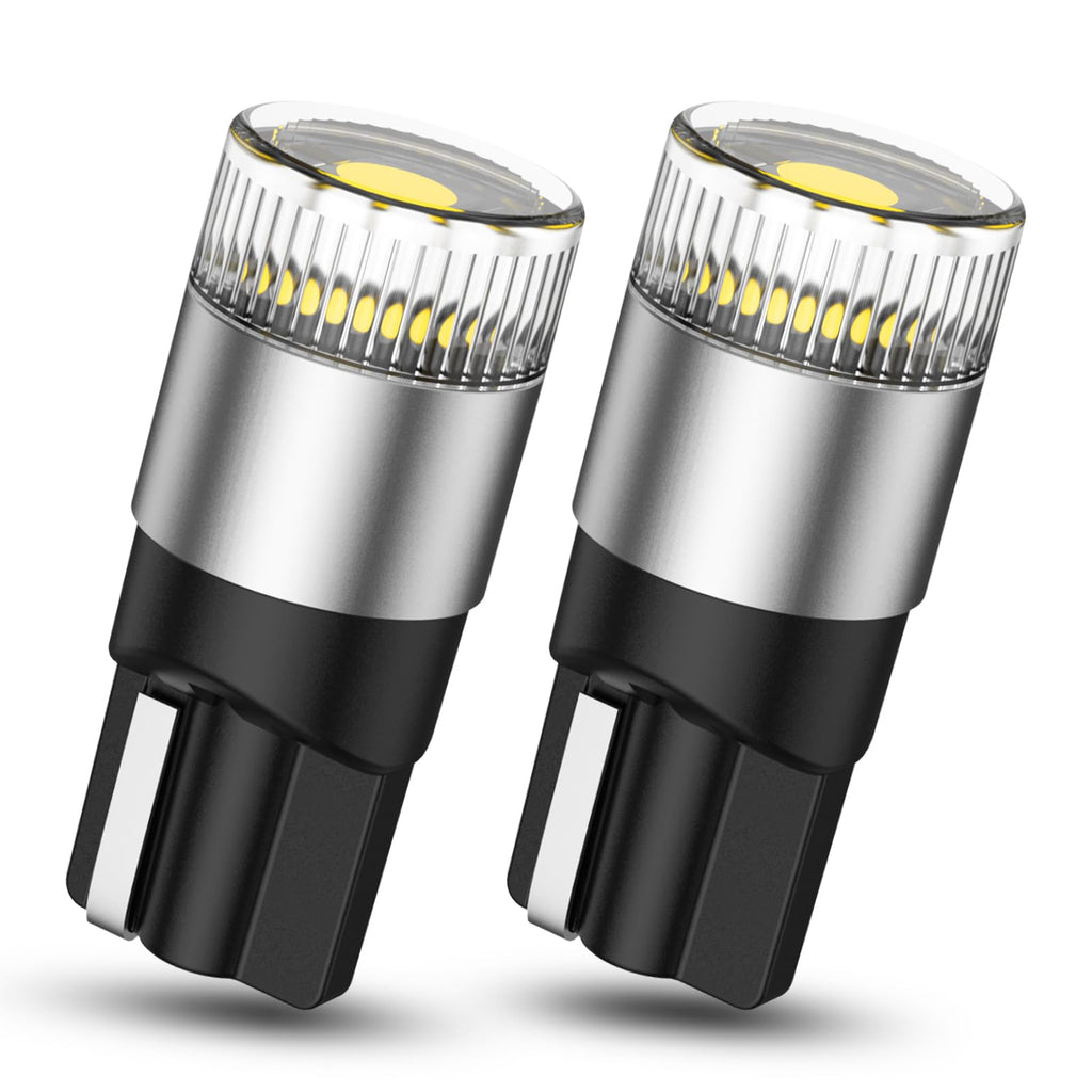 SEALIGHT 194 T10 LED Light Bulbs 6000K White, 1000% Brightness W5W 168 2825 Car Interior Light Bulb Replacement for License Plate Light, Dome Light, Map Light, Courtesy Light, Pack of 2