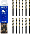 Champion Cutting Tool Heavy Duty BlackGold Jobber Drill Bits, 135 Degree Split Point: XGO-3/32 (12 pieces per pack)-MADE IN USA