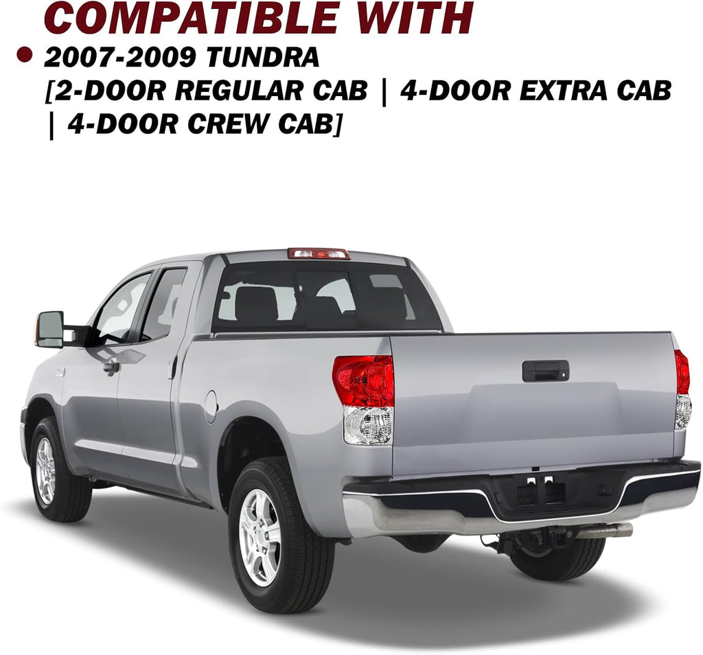 JSBOYAT Tail Light Assembly Fit for 2007-2009 Toyota Tundra