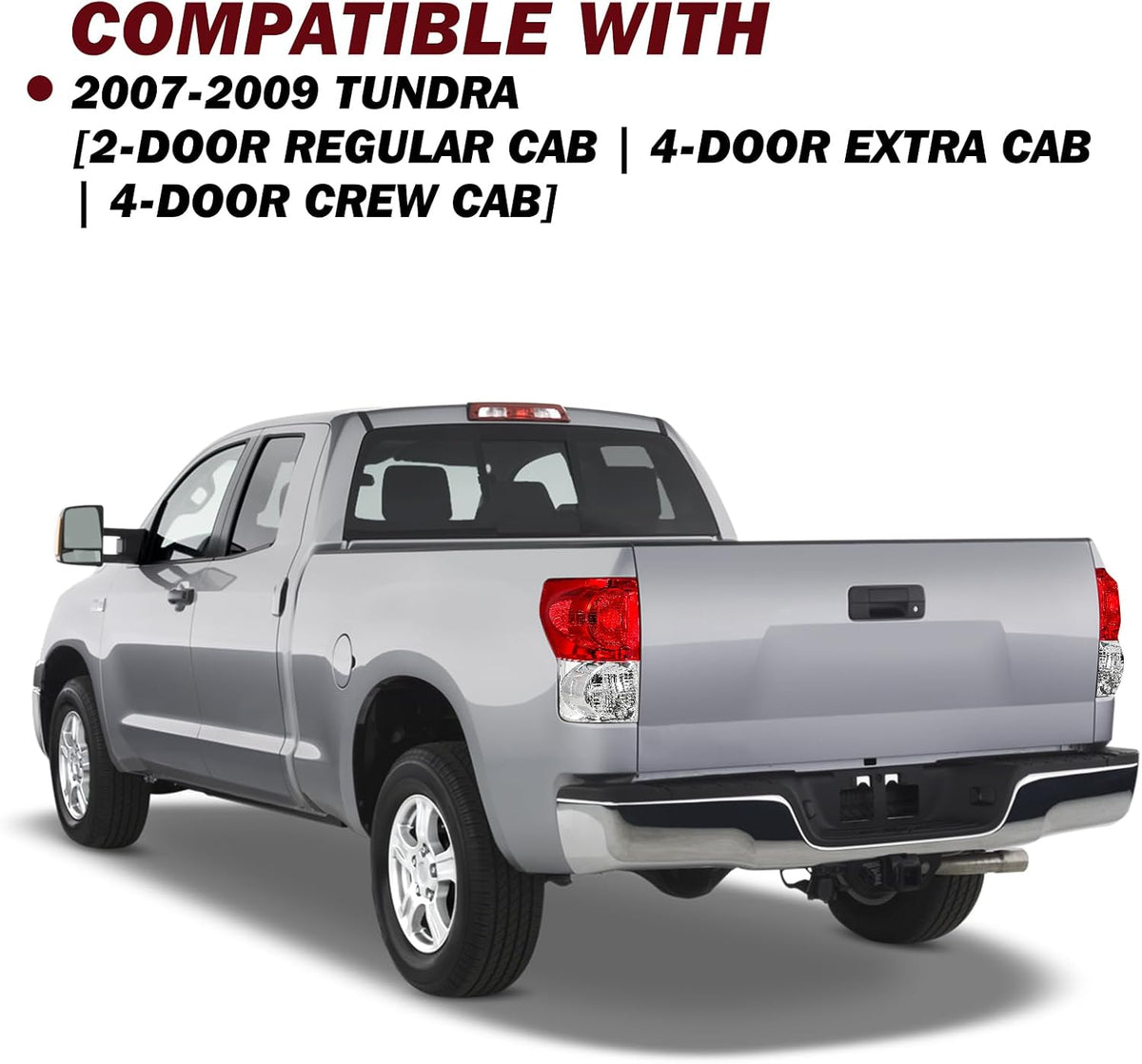 JSBOYAT Tail Light Assembly Fit for 2007-2009 Toyota Tundra