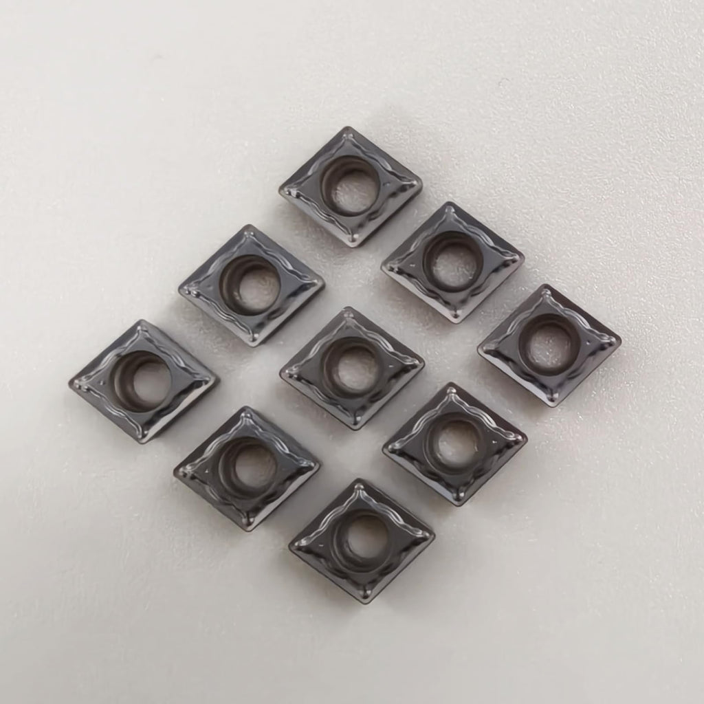 20PCS CCMT21.51 CCMT060204 Lathe Turning Inserts for Stainless Steel-CR6011