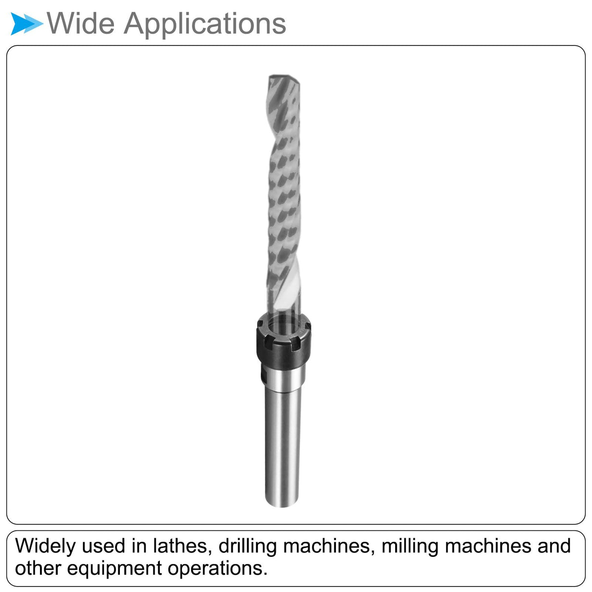 CoCud C20 ER20M 100L Router Collet Chuck Extension Rod, 4/5" Dia 4" Shank Length, Straight Lathe CNC Milling Tool Holder - (Applications: for Woodworking Trimming)