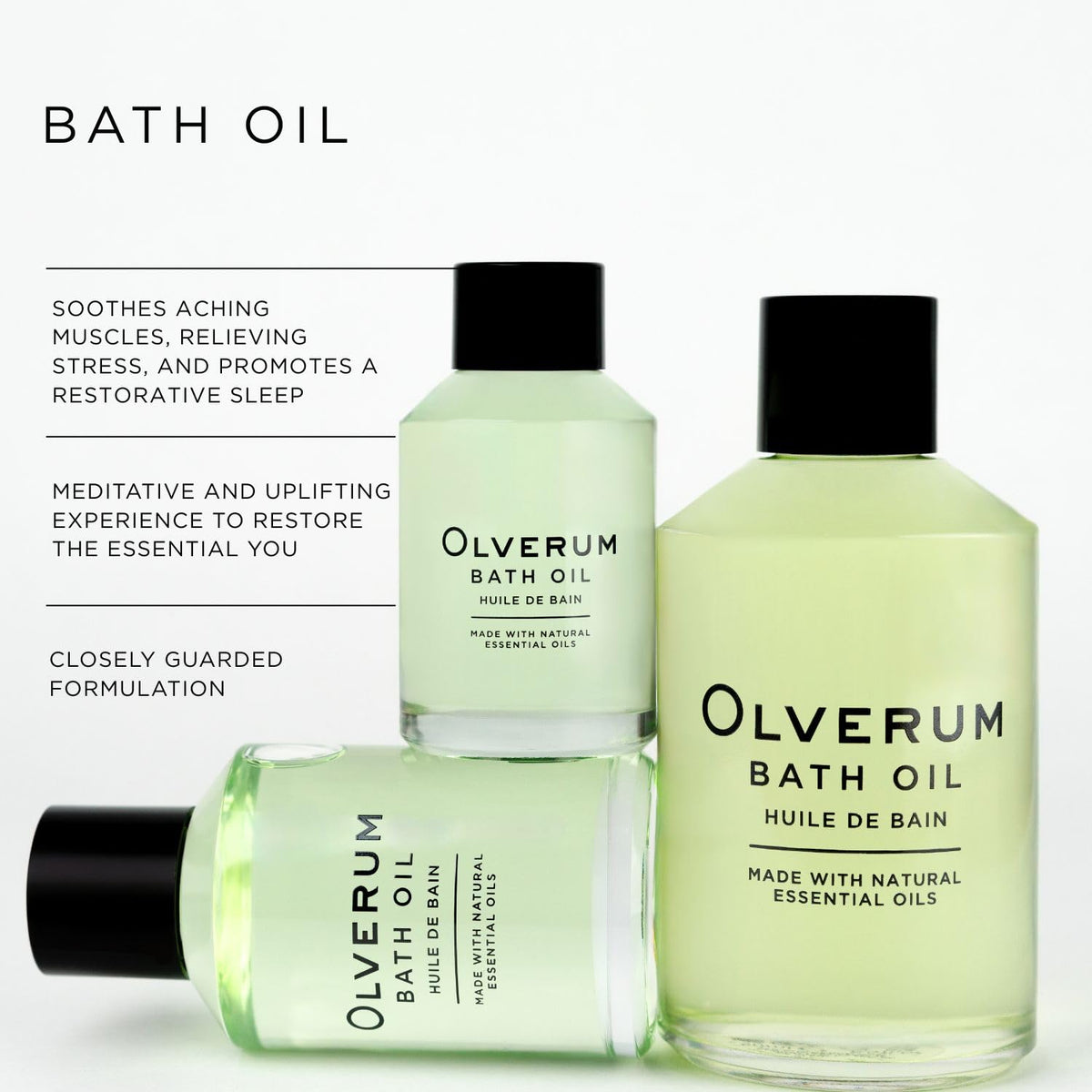 Bath Oil 250 ml - Luxury Muscle-Soothing Bath Soak for Women & Men