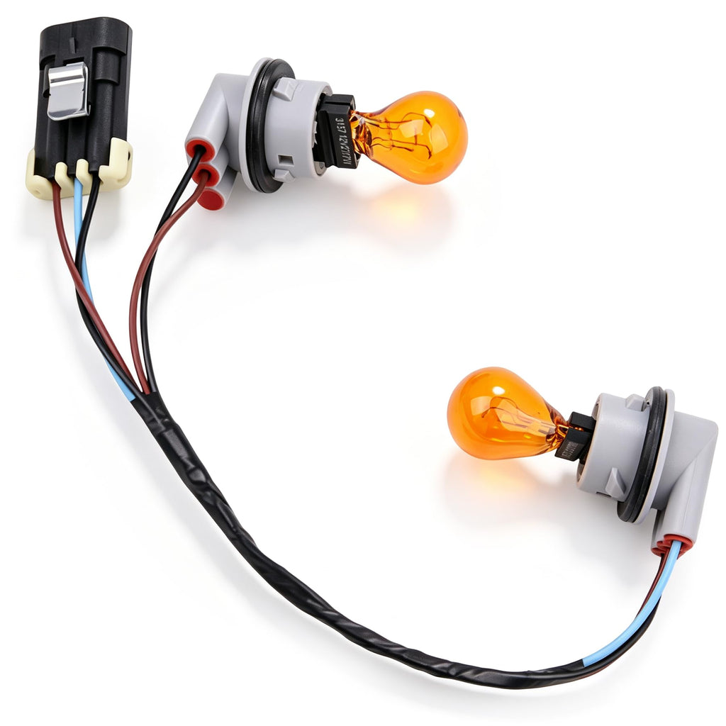 Turn Signal Wiring Harness with Two Bulbs Replace for 19121867 16530324