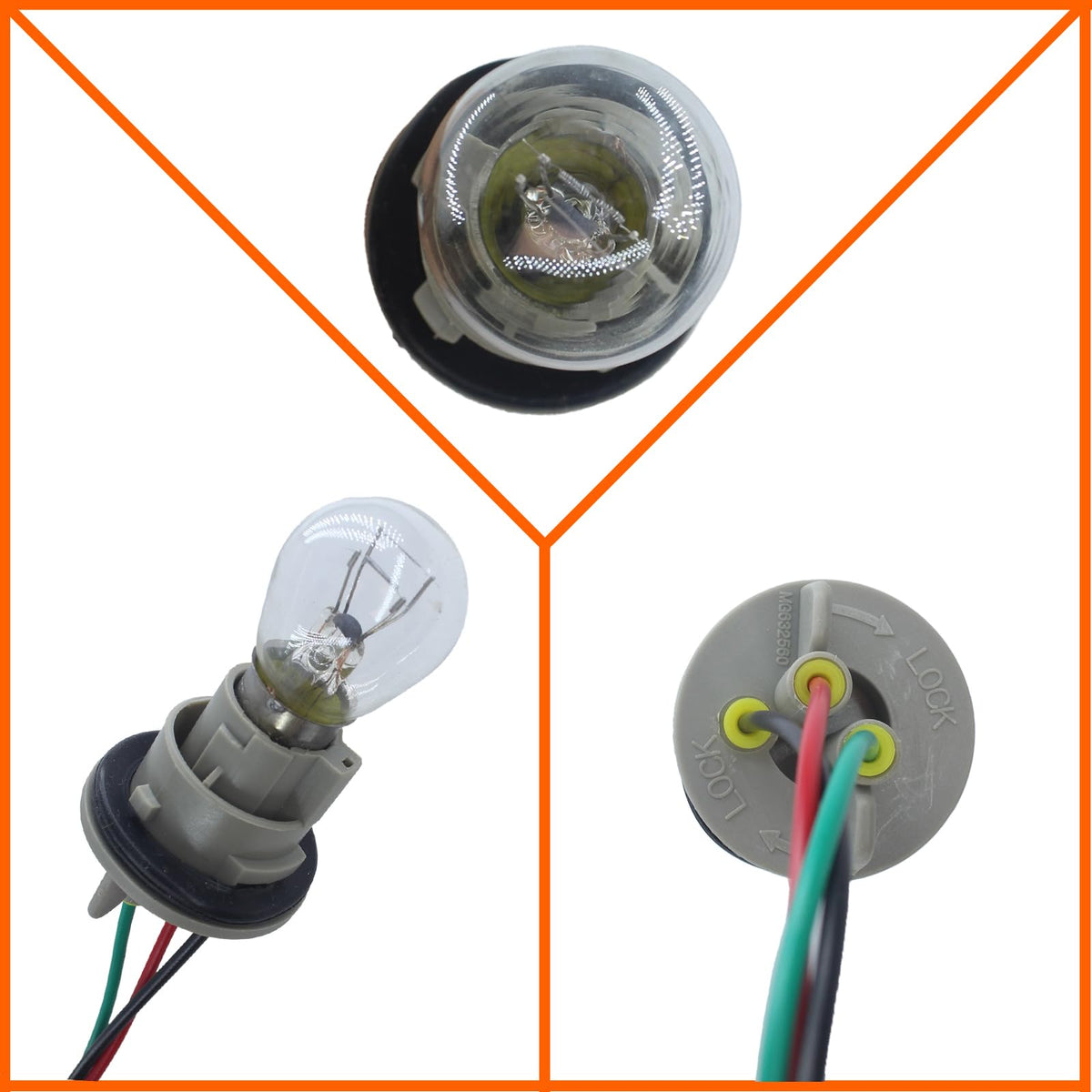 92451-4C500 Rear Tail Light Bulb Socket Wire Harness 1pc ，Fits for Kia Optima 2014 2015, Compatible with OE 92451-4C500、924514C500