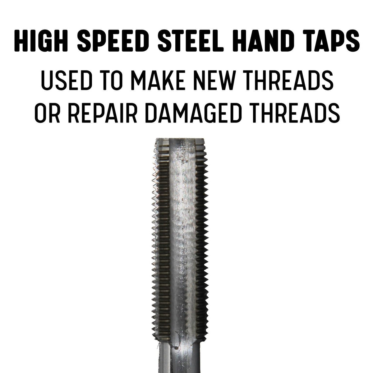 Drill America DWTMLH7X1 HSS Left Hand Tap, M7 x 1