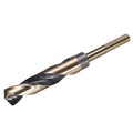 uxcell 23/32" Drill Bit 3/8" Reduced Shank 3-Flat M35 5% Cobalt HSS