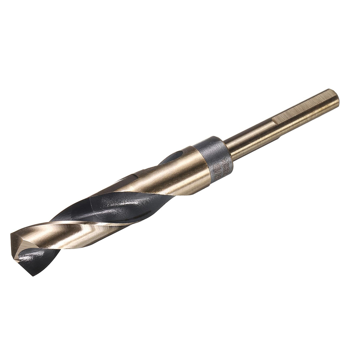 uxcell 23/32" Drill Bit 3/8" Reduced Shank 3-Flat M35 5% Cobalt HSS