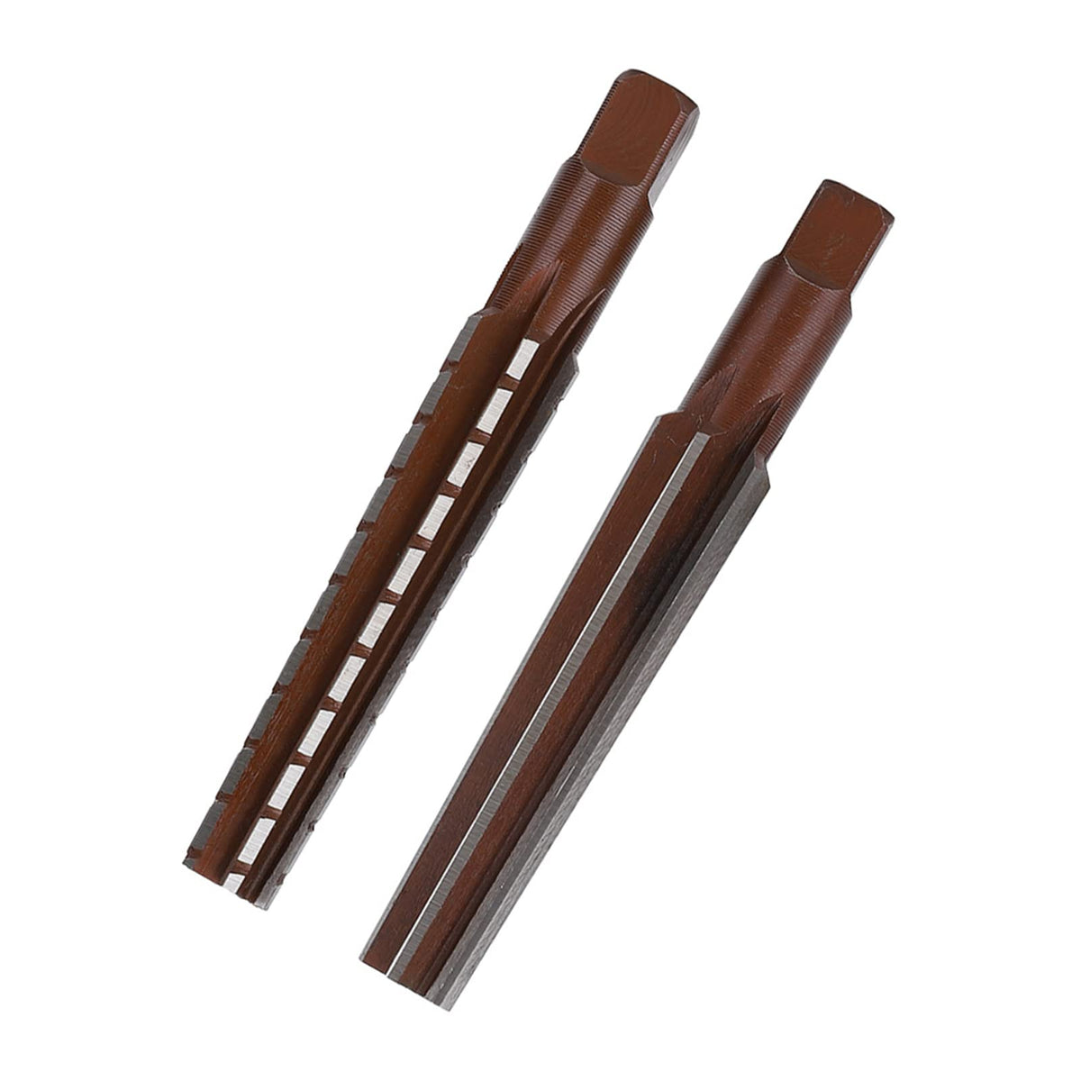 Fafeicy Morse Taper Reamer Set MT1, Rough Fine 2-Piece Steel