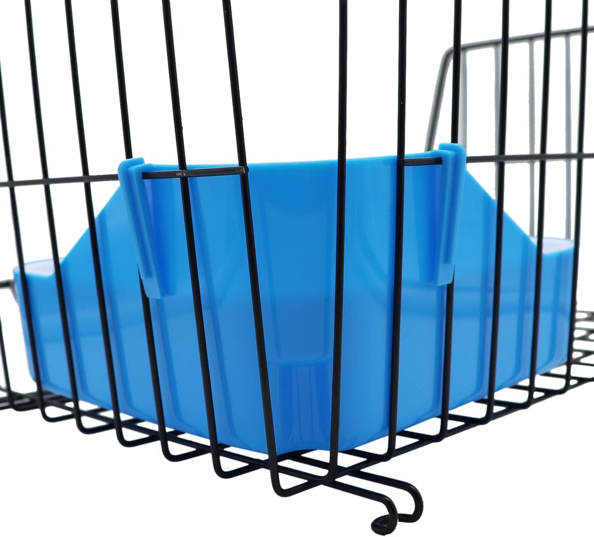 Rabbit Litter Box Toilet Bunny Corner Potty for Guinea Pigs, Blue