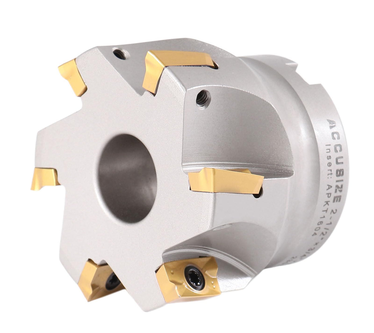 Accusize 90 Deg Square Shoulder Indexable Face Mill, 2-1/2 in