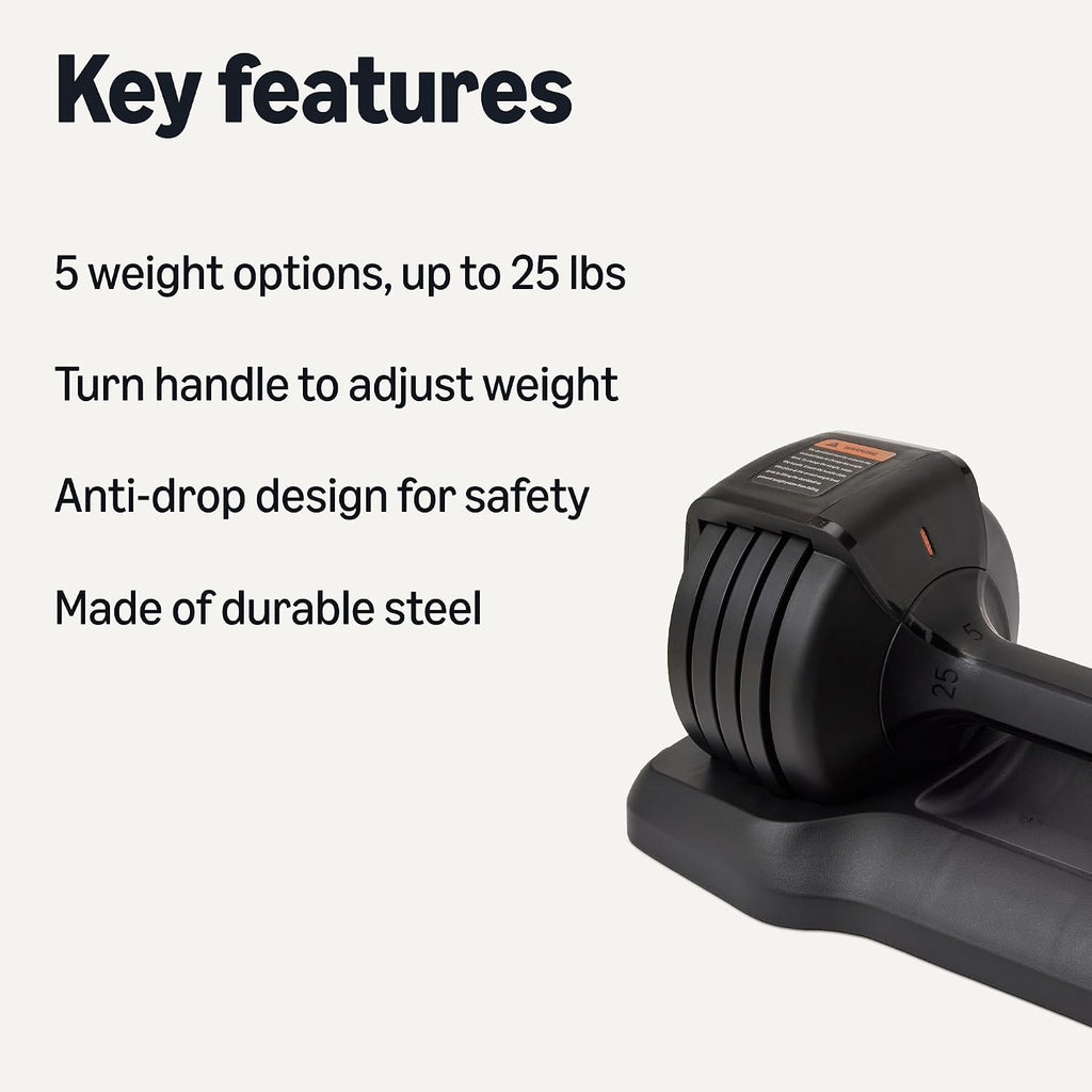 Adjustable Dumbbell, 25 lb