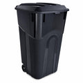 45 Gallon Wheeled Outdoor Trash Can with Locking Lid