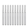 Nxtop 10Pcs 2.5mm Carbide End Mill Engraving Milling Cutter CNC Router Bits for PCB Machine, 1/8" Shank