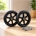 Wheelchair Front Caster Wheels For Karman Ergo Lite 2015–2026,Solid Bearing Wheels