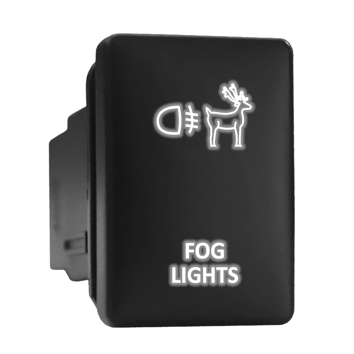 Fog Lights Symbol Modern Model Push Button Compatible with Toyota (/ Surface Size 1.28 x 0.87 inches)