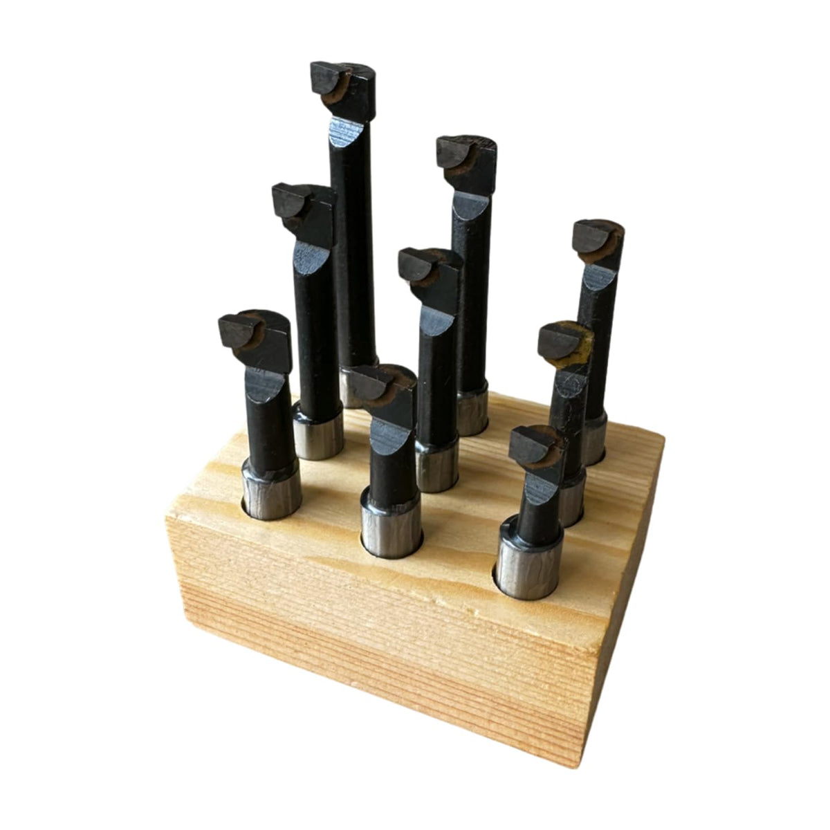 3/8" Shank 9 Pcs Boring Bar Set Carbide Tipped Bars