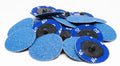 Benchmark Abrasives 2" Zirconia Quick Change Sanding Discs, 80 Grit