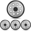 Gnellkoor Orbital Sander Metal Pad Replacement for Ryobi, 4 Pack