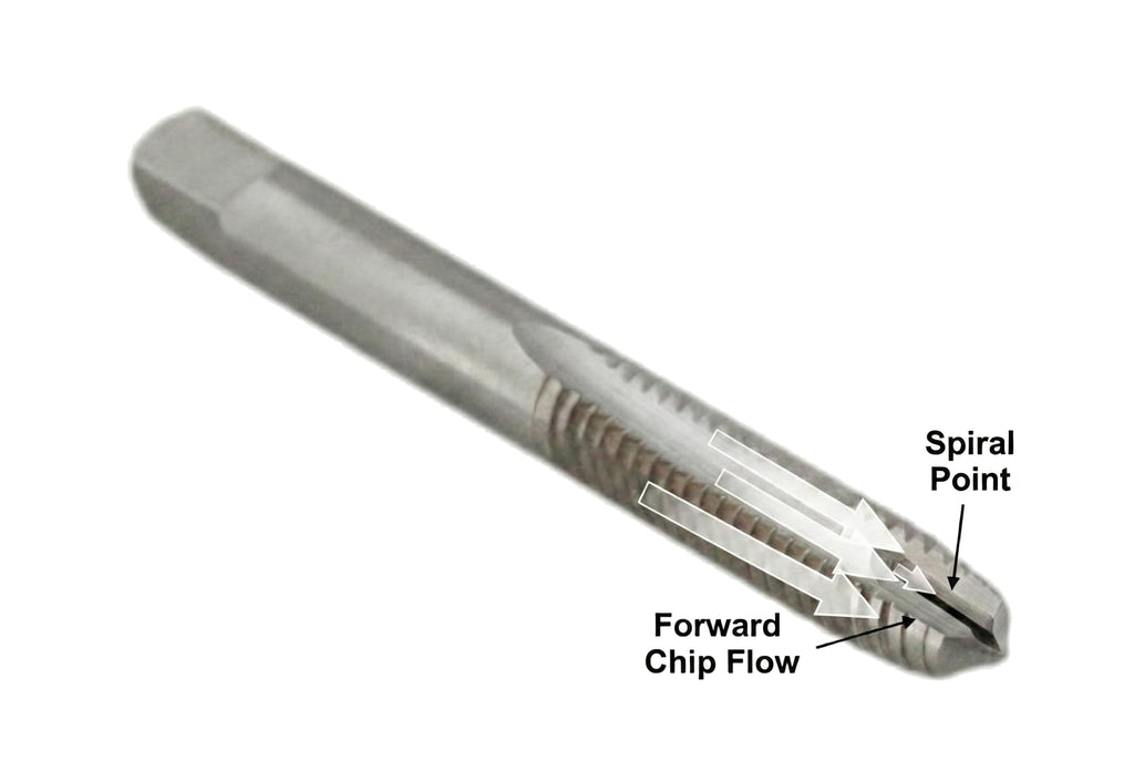 Accusize Spiral Point Tap 1/4-20NC H3 HSS 2-Flute, 10 Pc Set
