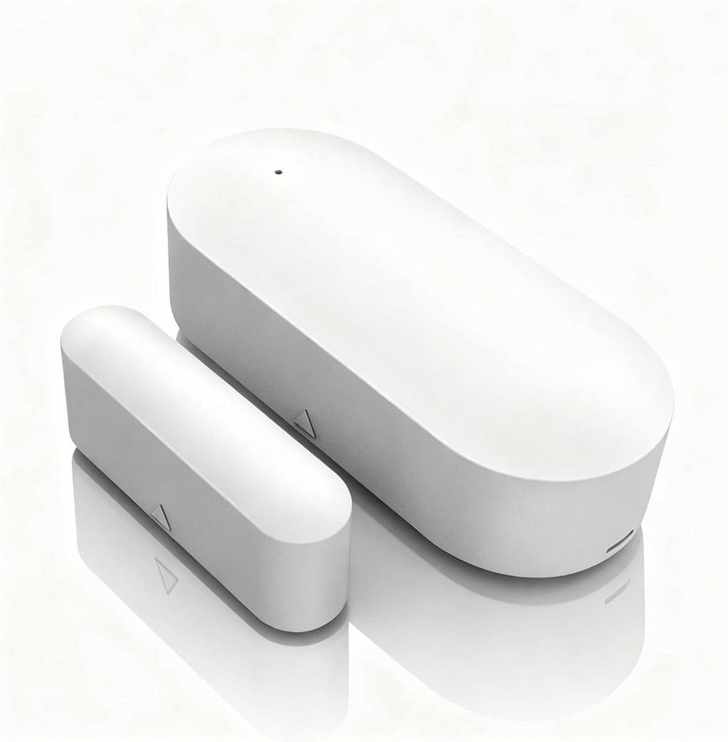 Smart WiFi Door and Window Sensor – Wireless Magnetic Contact Sensor with Real-Time App Alerts, Compatible with