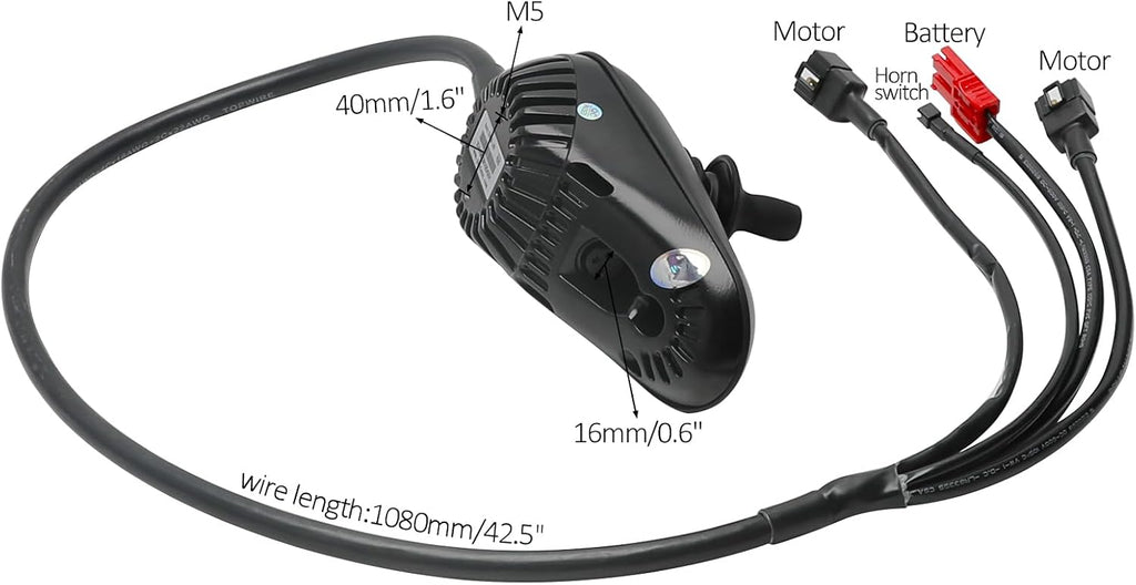 Mobility Scooter Joystick Control 2 Pin for Electric Wheelchair Power Chair