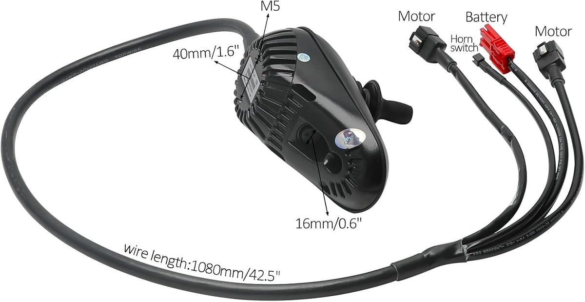 Mobility Scooter Joystick Control 2 Pin for Electric Wheelchair Power Chair