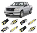 BRISHINE White Interior LED Lights Kit for Ford F150 2004 2005 2006 2007 2008 Super Bright 6000K Interior LED Bulbs Package + License Plate Lights and Install Tool