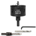 VIKITON 2-3/8 inch Hole Saw for Wood, Metal, Plastic & Drywall, with Arbor
