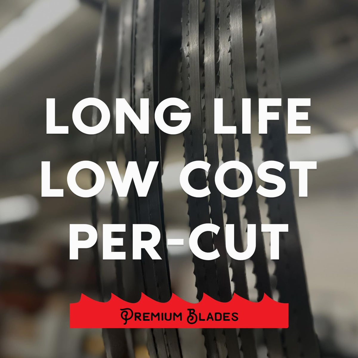 Supercut 93-inch X 3/4-inch X .032-inch x 10 TPI Carbon Tool Steel Bandsaw Blade for Cutting Mild Steel, Wood, and Other Materials. (Made in USA)