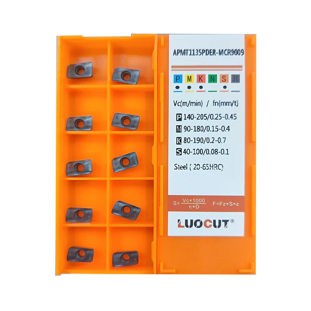20 pcs CNC milling Inserts APMT1135 for Process Stainless Steel-MCR9009