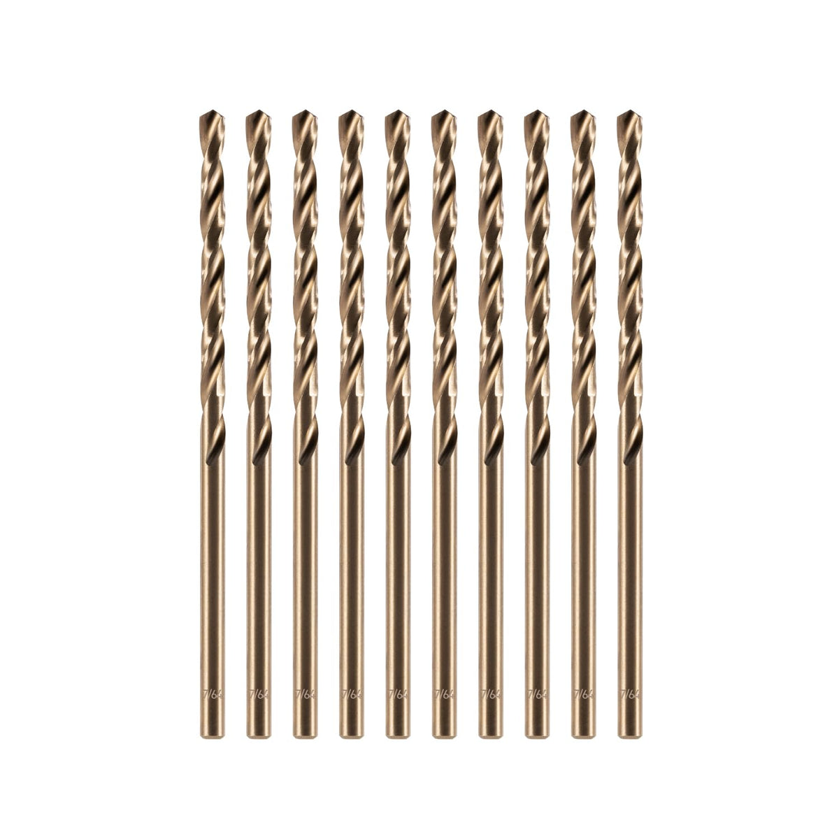 amoolo 7/64" Cobalt Drill Bit, 10pcs
