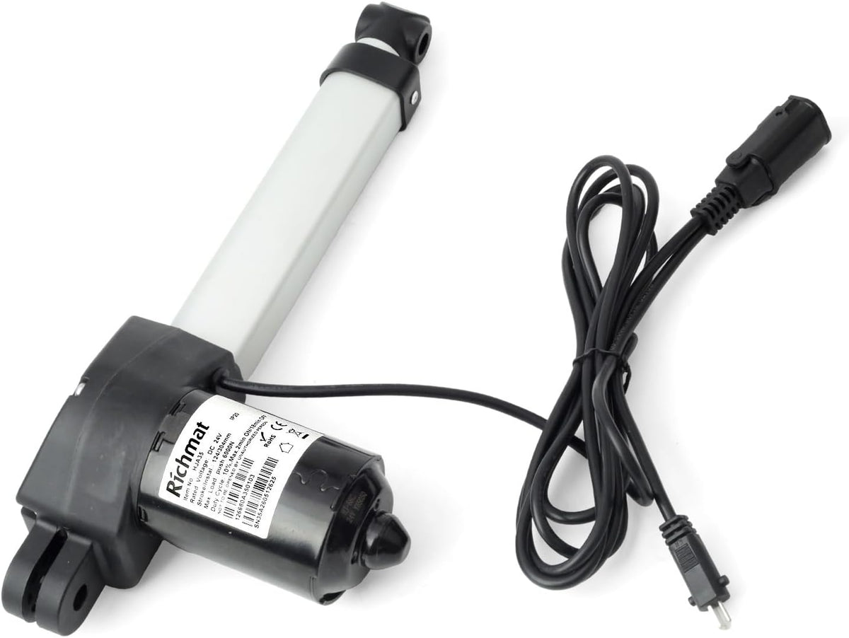 HJA35 Adjustable Bed Actuator Motor Compatible with Richmat Control System Replacement for Richmat Lift Chair Actuator Assembly with Plug Connector, Electric Recliner Accessories