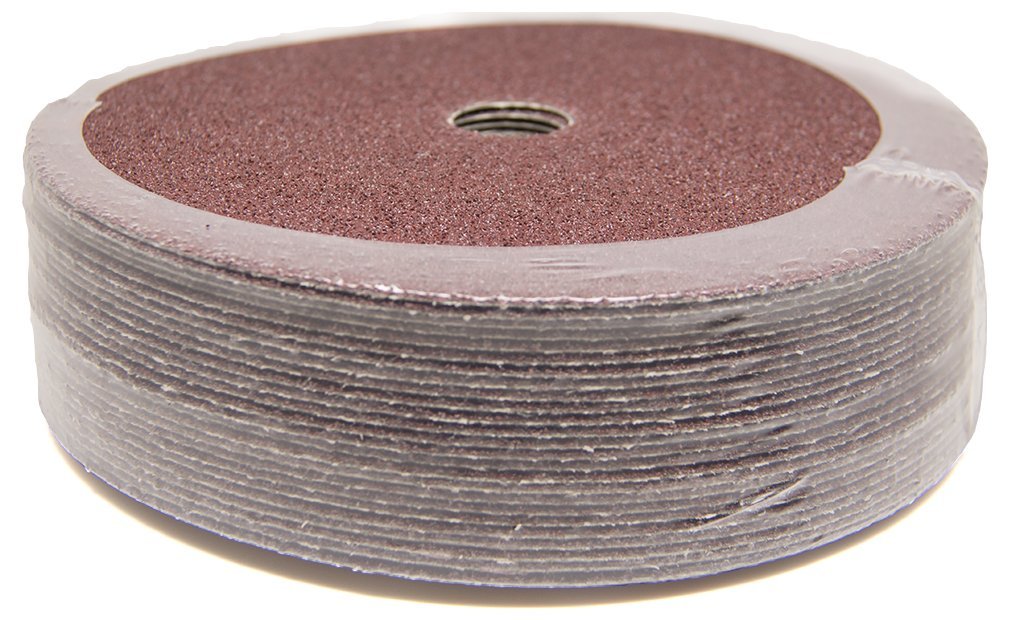 Benchmark Abrasives 7" Resin Fiber Sanding Discs, 60 Grit, 25-Count