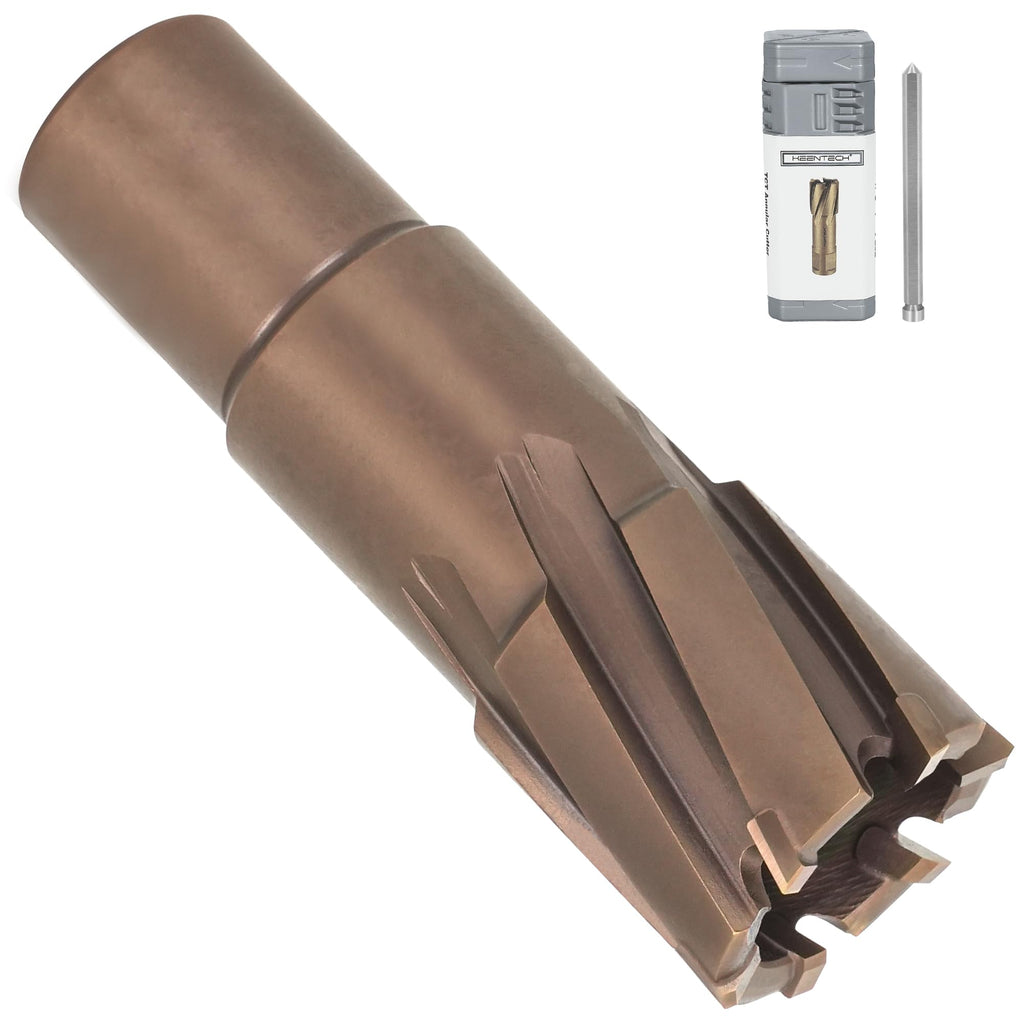 KEENTECH Carbide-Tipped Annular Cutter, 1" Diameter x 1-3/8" Depth