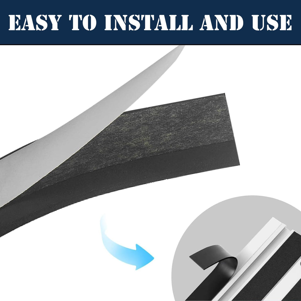 194419-4 118‘’ Splinter Guard Strip Replacement Strip for Makita Track Saw Guard Rail Replacement for Festool ,Black Upgrade Stickiness SP6000 4350CT 4350FCT 4351CT 4351FCT