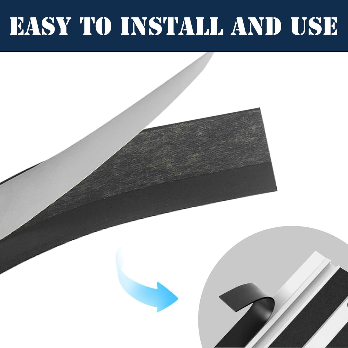 194419-4 118‘’ Splinter Guard Strip Replacement Strip for Makita Track Saw Guard Rail Replacement for Festool ,Black Upgrade Stickiness SP6000 4350CT 4350FCT 4351CT 4351FCT