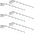 Barrina LED Shop Lights 4FT for Workshop, Garage, 45W 5000LM 6500K, 6 Packs