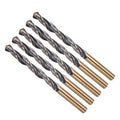 METALLIXITY Drill Bit (7.5mm) 4341 High-Speed Steel Black & Gold 5Pcs