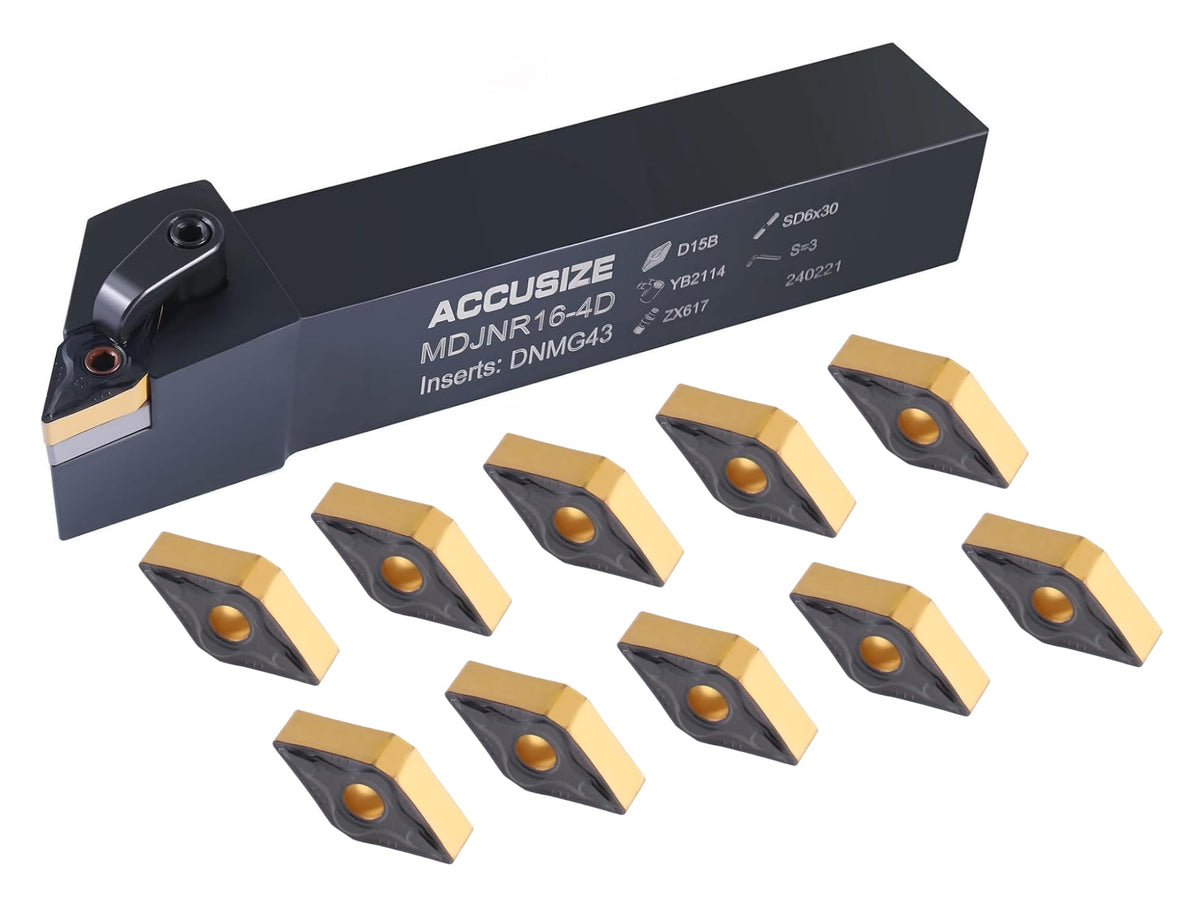 Accusize Industrial Tools Indexable Tool Holder, 1", RH, 2302-5020INS