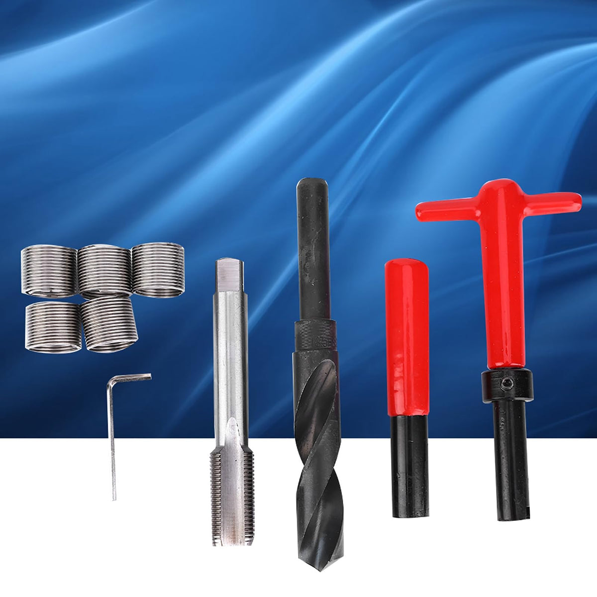 Chazcool 10Pcs Thread Repair Kit M18x1.5mm