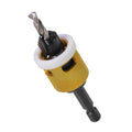 1/8" x 3/8" Carbide Countersink Bit, 1/4" Hex Shank with Depth Stop