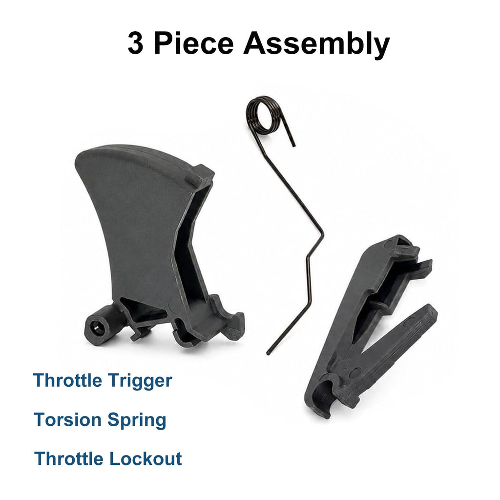 Odashen Throttle Trigger Kit for Husqvarna K750 K760 K770, 3-Piece