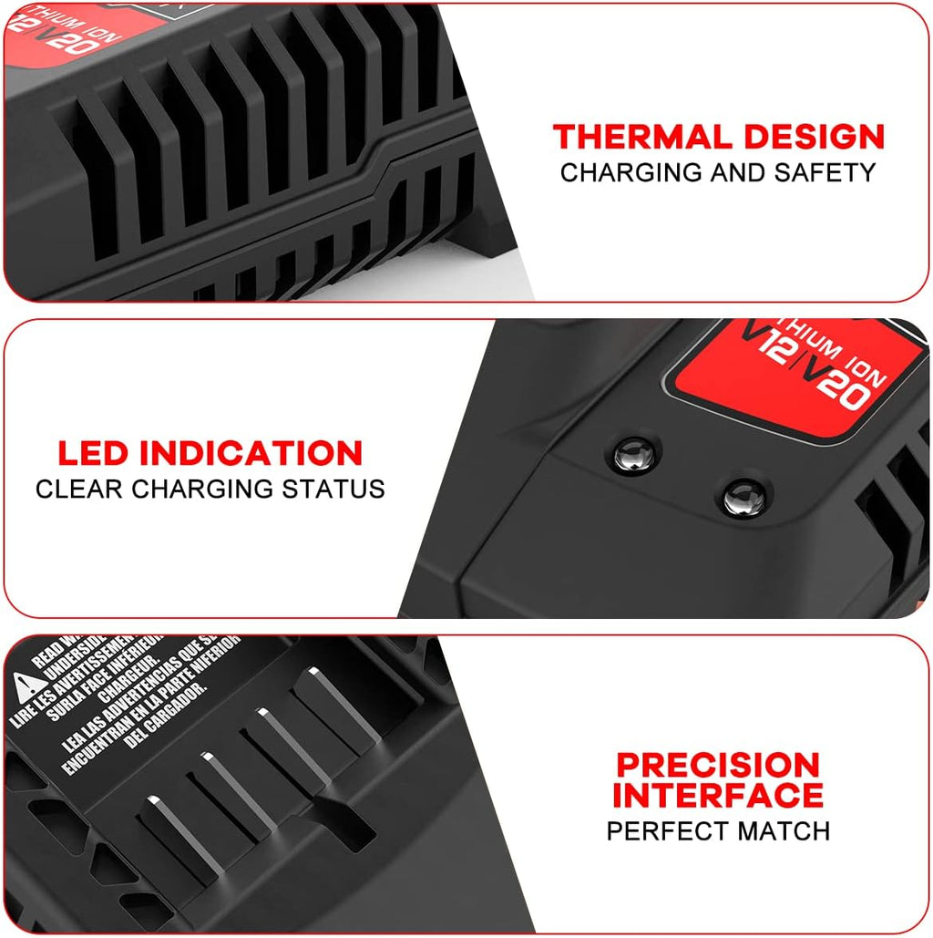 ANTRobut 20V Charger Replacement for Craftsman V20 Battery Charger CMCB104