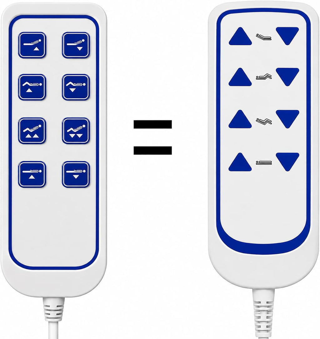 Replacement for Joerns WeCare Full-Electric Beds Hand Control Pendant #11016809