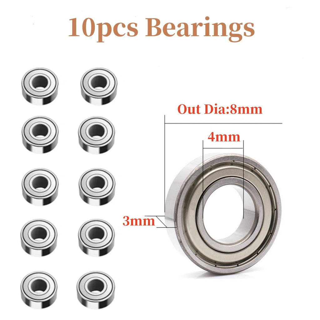 10Pcs Carbide Turning Indexable Inserts for Air Chamfer Tool, Pneumatic Chamfering Machine Tungsten Steel Blade,Lather Turning Tool with 10Pcs Bearings (R Angle Blade)