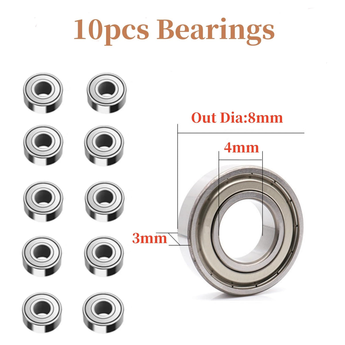 10Pcs Carbide Turning Indexable Inserts for Air Chamfer Tool, Pneumatic Chamfering Machine Tungsten Steel Blade,Lather Turning Tool with 10Pcs Bearings (R Angle Blade)