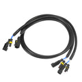 VekAuto 2 Pcs HID Bulb Wire Extender Extension Cable for HID Bulbs to Ballast, Universal for Car Truck Durable Plastic Black