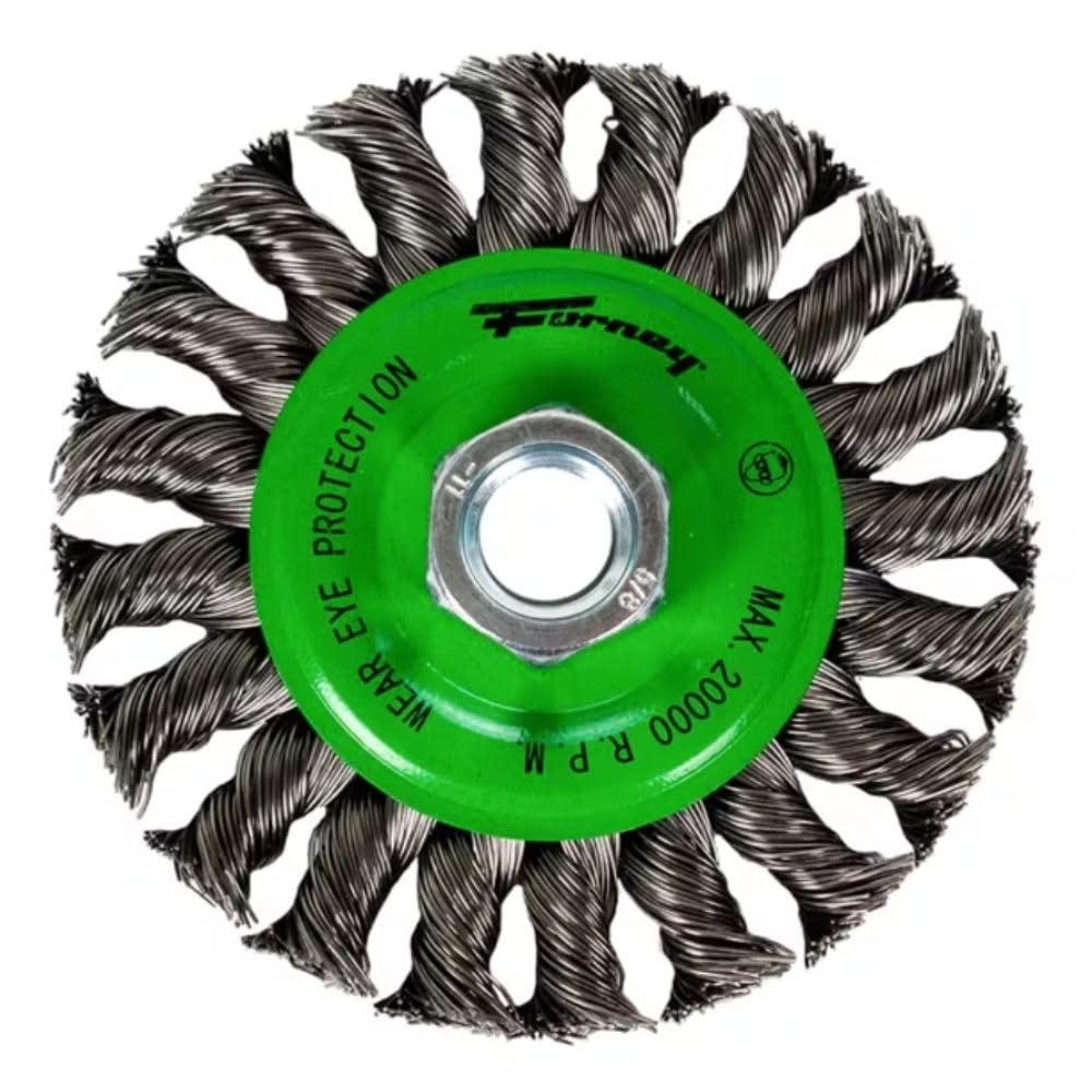 Forney 72749 6-Inch Knot Wire Wheel Brush